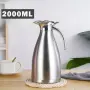 Комплект от 2 термоса Cheffinger 1L + 1.5L сребрист чайник, снимка 7