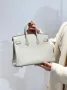 Hermes Birkin Pearl Gray, снимка 6