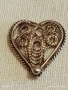 Винтидж бижу във формата на сърце филигранна изработка ювелирна изработка 52456, снимка 4