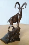 Бронзова статуетка планински козел муфлон, снимка 2