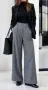 Дамски панталон Wide leg- H&M, снимка 2