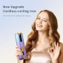 Нова Акумулаторна маша за коса къдрици автоматична 6 температури жени, снимка 4