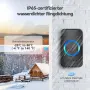 TECKNET безжичен звънец с обхват 400 м – Черен, снимка 3