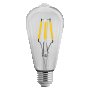 LED Filament, Лампа Крушка, Димираща, 4W, E27, 4200K, 220-240V AC, Неутрална светлина, U- LFST42742D