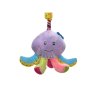 Висяща играчка за количка, Цветен октопод, със звук, 24 см, снимка 2