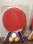 Комплект за тенис на маса, Хилки 2 броя,Топчета 3 броя, снимка 6