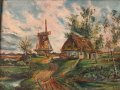 ЛЮДМИЛА РАЙКОВА масло/ пейзаж Холандия преди 1900 г, снимка 2