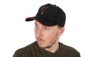Шапка Fox Collection Baseball Cap Black/Orange, снимка 2