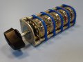 Галетен превключвател kontakta kt-1241-2 rotary switch gold plated 5/26