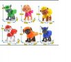 6 фигурки Пес Патрул Paw Pes Patrol кучета пластмасови играчки и украса за торта, снимка 3