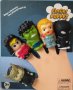 Комплект от 6 фигурки за пръсти на супергерой (Marvel, Avengers)