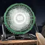 Акумулаторен къмпинг вентилатор с LED осветление, снимка 3