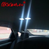 2 бр. Автомобилна LED крушка T10 W5W 5W5 194 Сигнална светлина 12V 5630 10SMD 7000K Бяла автомобилна, снимка 17 - Аксесоари и консумативи - 42270373