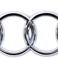 емблема задна емблема Ауди Audi A4 A7 R8 TT 178mm сива, снимка 1 - Аксесоари и консумативи - 42687154