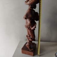 стара дървена статуетка, снимка 3 - Други ценни предмети - 42166109
