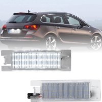 LED Плафони За Регистрационен Номер За:Opel:Astra J;Insignia;Vectra;Zafira;Tigra;Meriva A/B, снимка 1 - Аксесоари и консумативи - 42181133