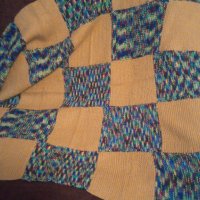 Ръчно плетено одеало /плетиво подарък hand made/, снимка 3 - Други - 34850449
