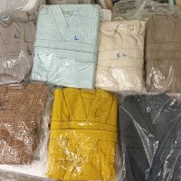 Вафлени памучни халати от S do 3 XXL, снимка 2 - Хавлиени кърпи - 39233434