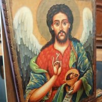 Икона на свети Йоан Кръстител, снимка 3 - Икони - 30505159