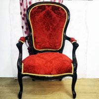 Старинно кресло Роял Ред, снимка 2 - Дивани и мека мебел - 35989539