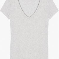 Дамска Тениска find. размер S, сив цвят, снимка 4 - Тениски - 39772074