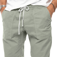 Мъжки ежедневни едноцветни панталони, 5цвята , снимка 13 - Панталони - 44825328