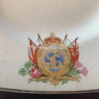 Рядка английска чиния-Коронацията на кралица Елизабет-1937г., снимка 3 - Антикварни и старинни предмети - 40970898