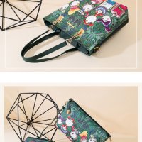Дамска чанта от Еко кожа - Елегантен Комплект от 6 части, снимка 7 - Чанти - 35908897