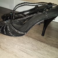 Дамски летни обувки на висок ток, снимка 1 - Сандали - 41060597