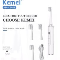 Електрическа четка за зъби с 3 глави KM-YS401, снимка 1 - Други - 41001303