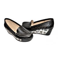 Дамски ежедневни обувки на платформа черно , снимка 2 - Дамски ежедневни обувки - 44143032