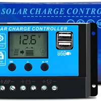 Соларен контролер 20А солар фотоволтаичен панел слънчев колектор, снимка 3 - Къмпинг осветление - 39503713