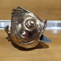 Бронзова фигура, статуетка, "Златната рибка", снимка 2 - Статуетки - 34626360