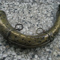Османска бронзова барутница за дълъг бой, снимка 1 - Антикварни и старинни предмети - 34454653