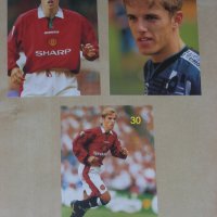 Оригинални картички на Райън Гигс, Петер Шмайхел, Рой Кийн, Пол Скоулс от Манчестър Юнайтед 1996/97, снимка 4 - Фен артикули - 24945018