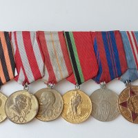 СССР колкодка от шест военни медала/орден знак медал значка/, снимка 2 - Антикварни и старинни предмети - 41620556