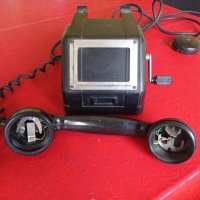 Бакелитен телефонен апарат с манивела , снимка 5 - Антикварни и старинни предмети - 43864610