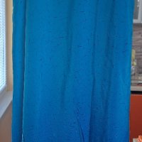 Дълга лятна рокля в синьо L, XL, снимка 3 - Рокли - 40951259