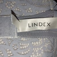 Lindex 85 E-Сив сутиен с твърди чашки с банел и дантела , снимка 10 - Бельо - 42557306