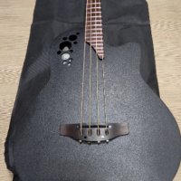Бас китара   Ovation Elite TX Mid Depth Acoustic-Electric Bass Black, снимка 2 - Китари - 36012263