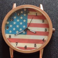Много красив дамски часовник с Американския флаг перфектен 38015, снимка 2 - Дамски - 40754142