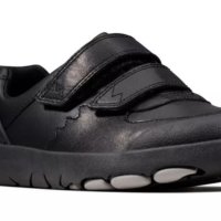 Сникърси CLARKS – Rex Pace K 261470447 Black Leather , снимка 2 - Детски обувки - 41103341
