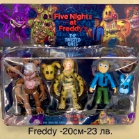 Фигури Фреди/пет нощи с Фреди /five night Fredi, снимка 2 - Кукли - 34883623