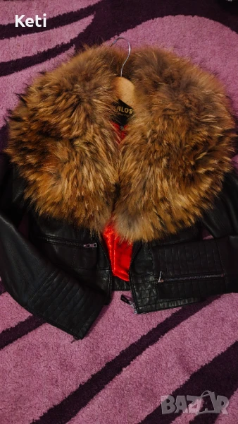 Дамско кожено яке топ качество , снимка 1