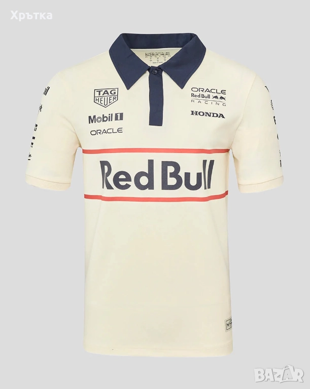 Red Bull Racing Team Polo Shirt - Оригинална мъжка тениска с яка, снимка 1