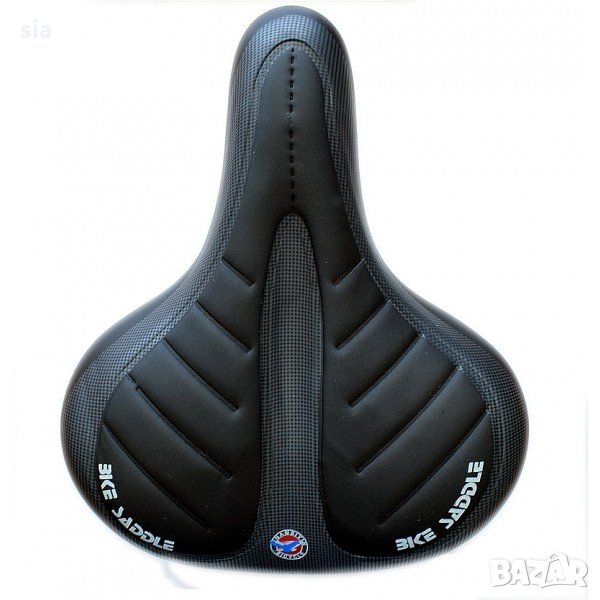 Седалка за колело, черна, снимка 1