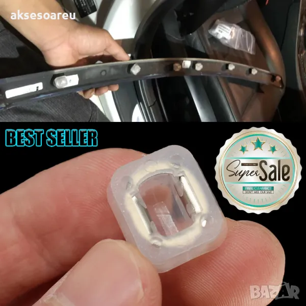 20 бр. Нови Щипки за тапицерия на вратите на автомобила за BMW 3 Series E46 E90 E91 E92 E93 E53 5141, снимка 1