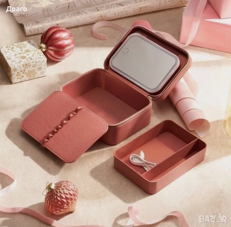 AVON LUXE VANITY CASE - луксозна козметична чанта с LED осветление, снимка 1