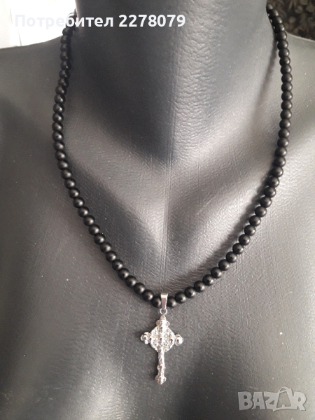 Колиета от оникс - ръчна изработка, снимка 1