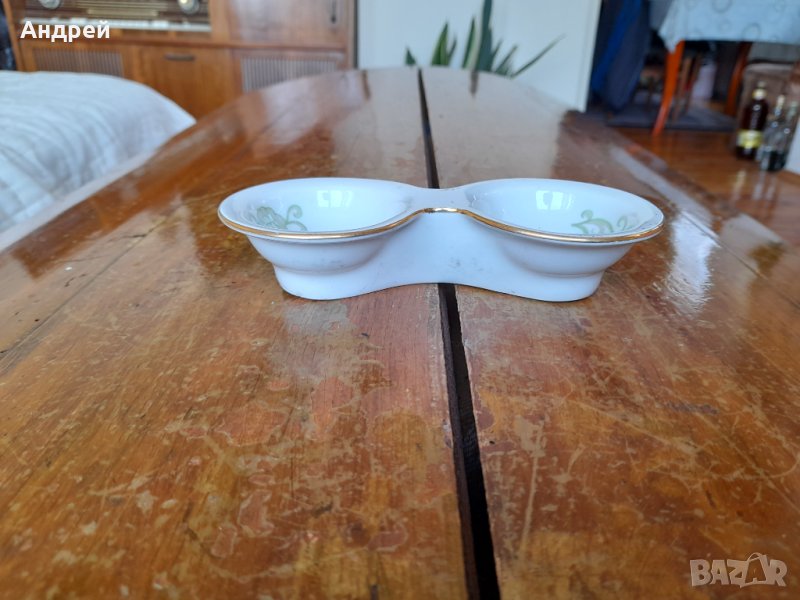 Стара порцеланова солница #21, снимка 1